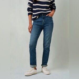NEW Fat Face Chesham Girlfriend High Rise Denim Jeans Size 4